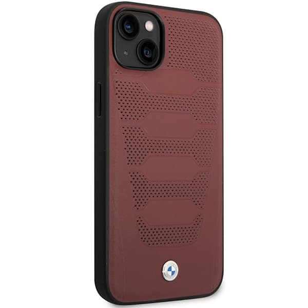 

Etui BMW BMHCP14S22RPSR iPhone 14 6,1" burgundowy/burgundy Leather Seats Pattern