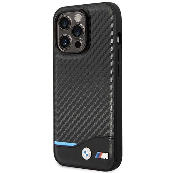 

Etui BMW BMHMP14L22NBCK iPhone 14 Pro 6,1" czarny/black Carbon MagSafe