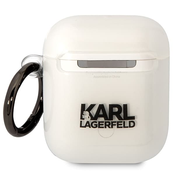 

Karl Lagerfeld KLA2HNCHTCT Airpods 1/2 cover transparent Ikonik Choupette