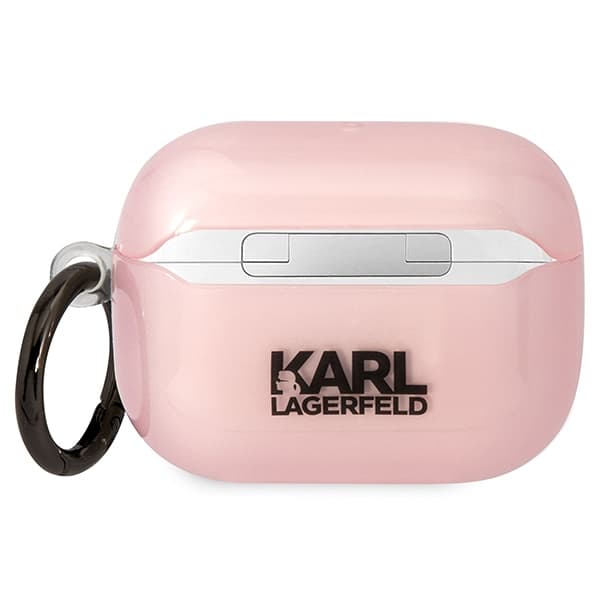 

Karl Lagerfeld KLAPHNCHTCP Airpods Pro cover różowy/pink Ikonik Choupette