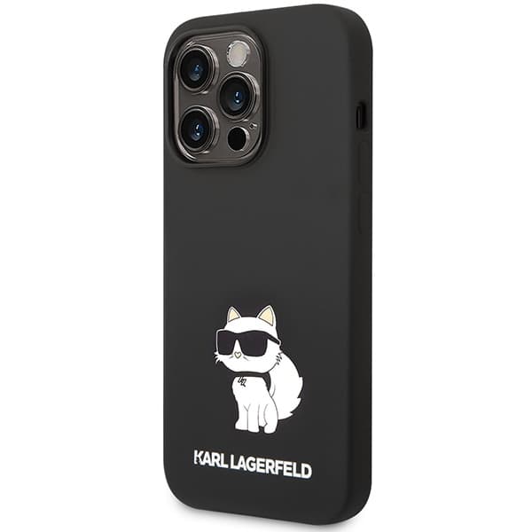 

Karl Lagerfeld KLHMP14LSNCHBCK iPhone 14 Pro 6,1" hardcase czarny/black Silicone Choupette MagSafe