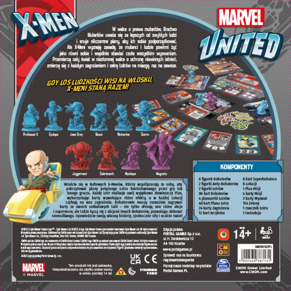 

GRA MARVEL UNITED: X-MEN podstawa - PORTAL GAMES