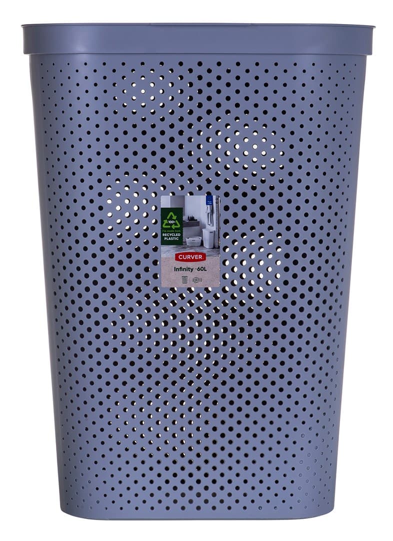 

Kosz na bieliznę Curver Infinity 60L szary