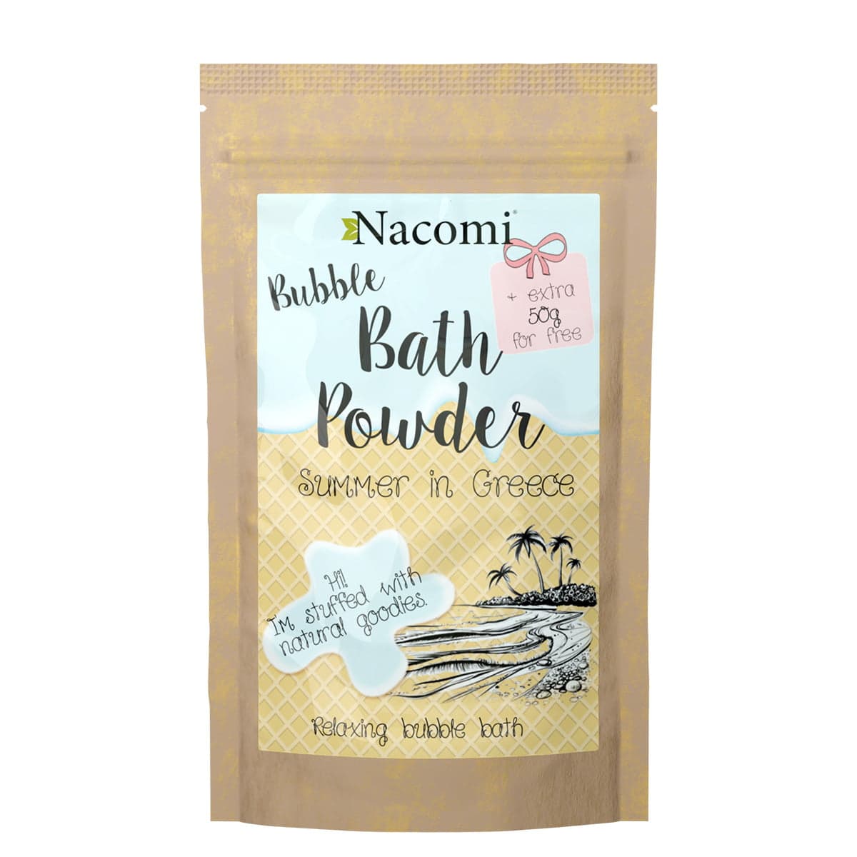 

Nacomi Bubble Bath Powder puder do kąpieli Summer In Greece 150g