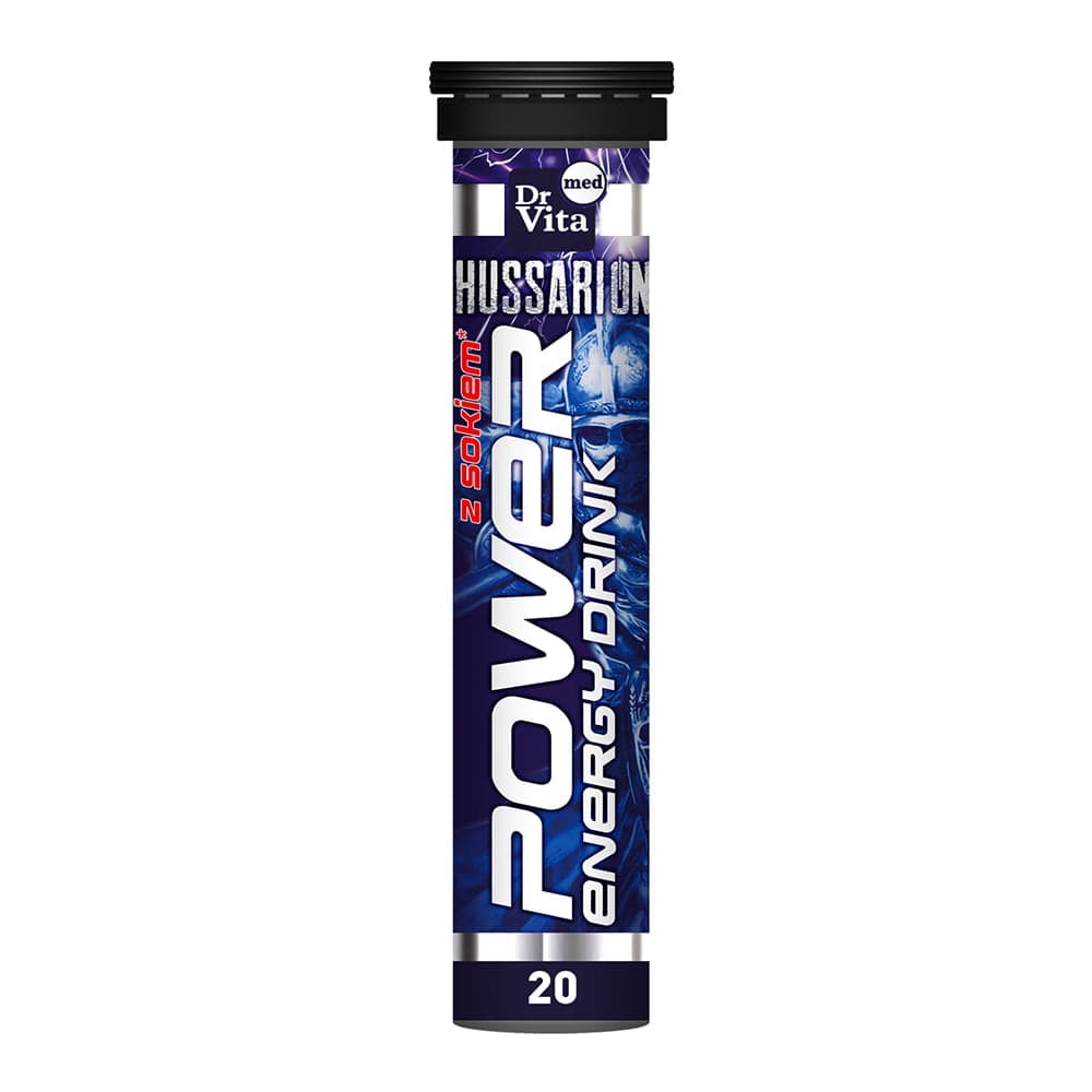 

Dr Vita Hussarion Power Energy Drink suplement diety 20 tabletek musujących