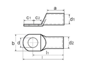

Końcówka oczkowa miedziana cynowana SE-01008 10mm2 M8 (10szt.)