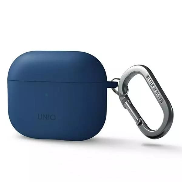 

Etui ochronne na słuchawki UNIQ etui Nexo do Apple AirPods 3 + Ear Hooks Silicone niebieski/blue