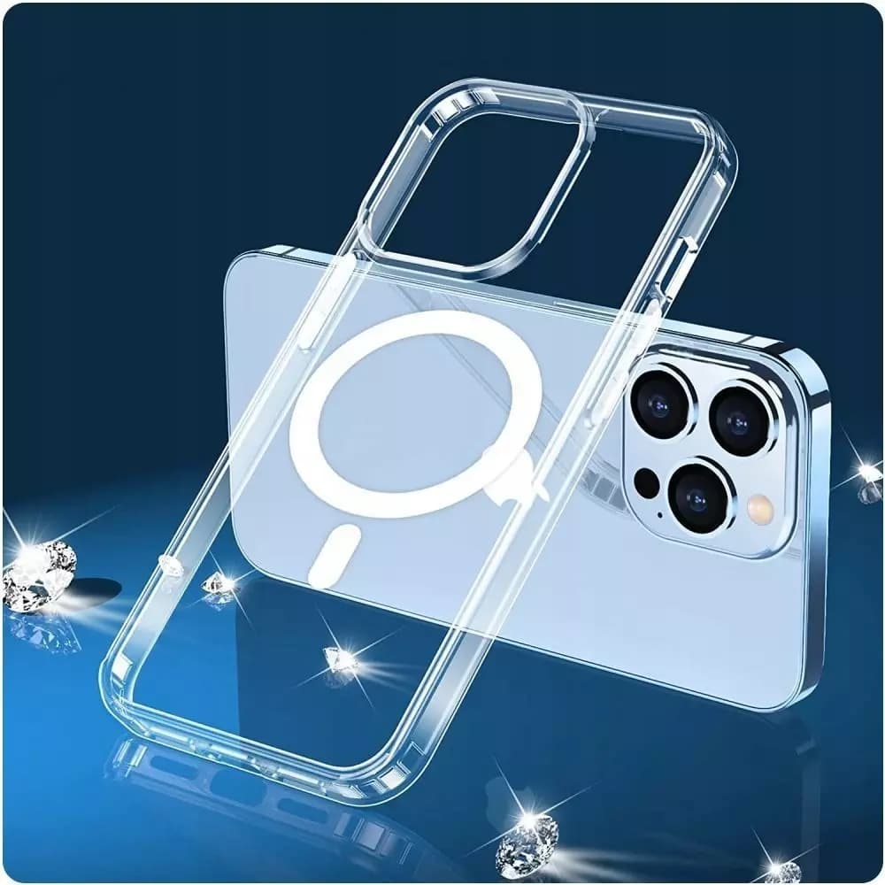 

Etui Flexair Hybrid Magsafe do Samsung Galaxy A14 5G Clear