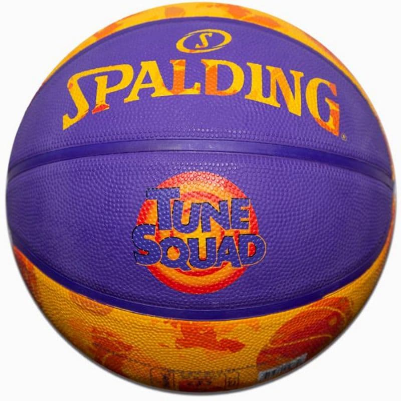 

Piłka do koszykówki Spalding Space Jam Tune Squad III 84 (kolor Fioletowy. Pomarańczowy, rozmiar 7)