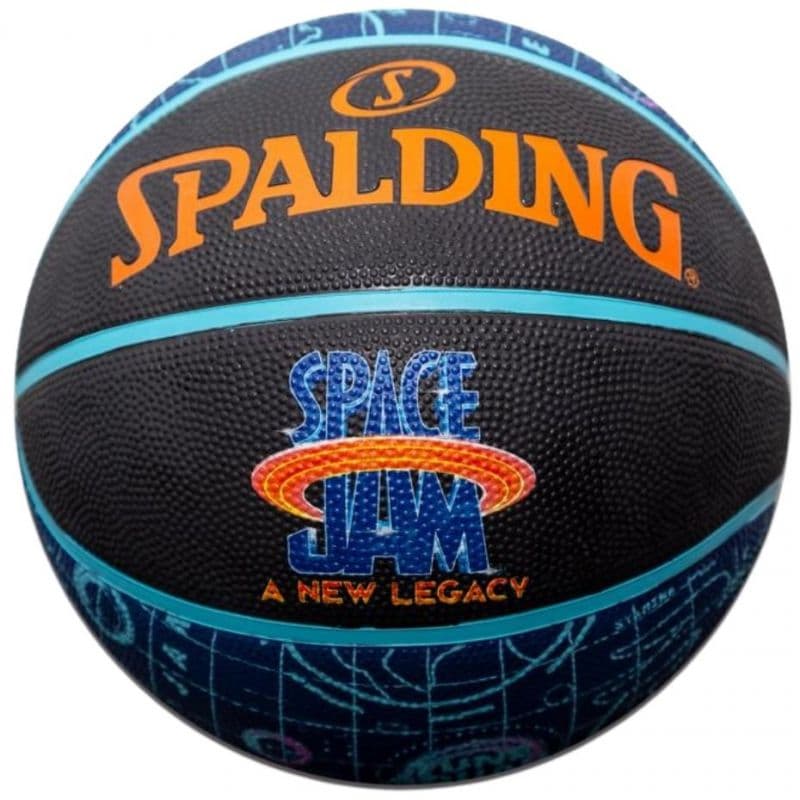 

Piłka do koszykówki Spalding Space Jam Court '6 (kolor Czarny. Niebieski, rozmiar 6)