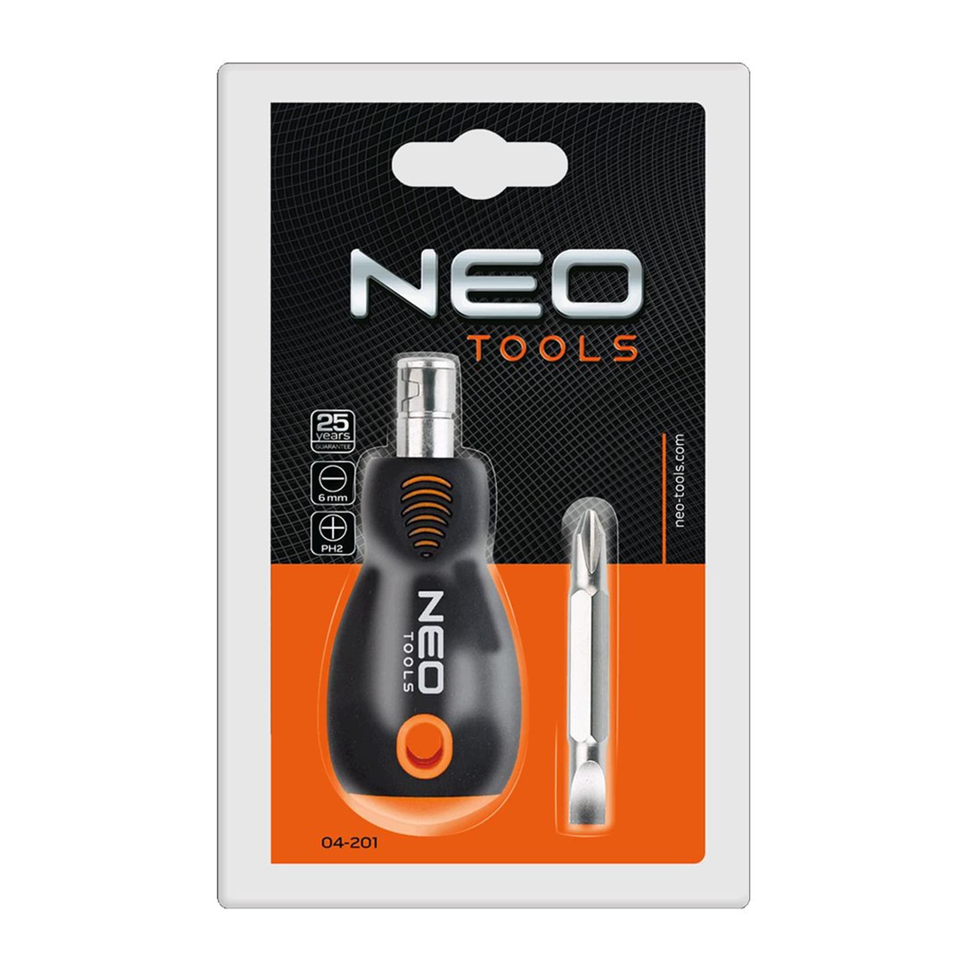 

Wkrętak odwracalny płasko-krzyżowy 6.0 mm x PH2, SvCm