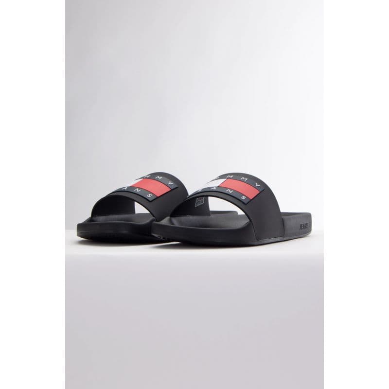 Klapki Tommy Hilfiger Jeans Pool Slides Ess M (kolor Czarny, rozmiar 44)