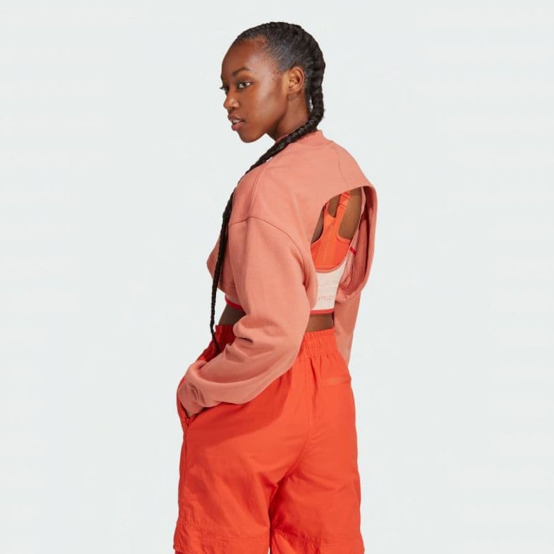 

Bluza adidas by Stella McCartney TrueCasual Cropped Sportswear Sweatshirt W (kolor Pomarańczowy, rozmiar S)