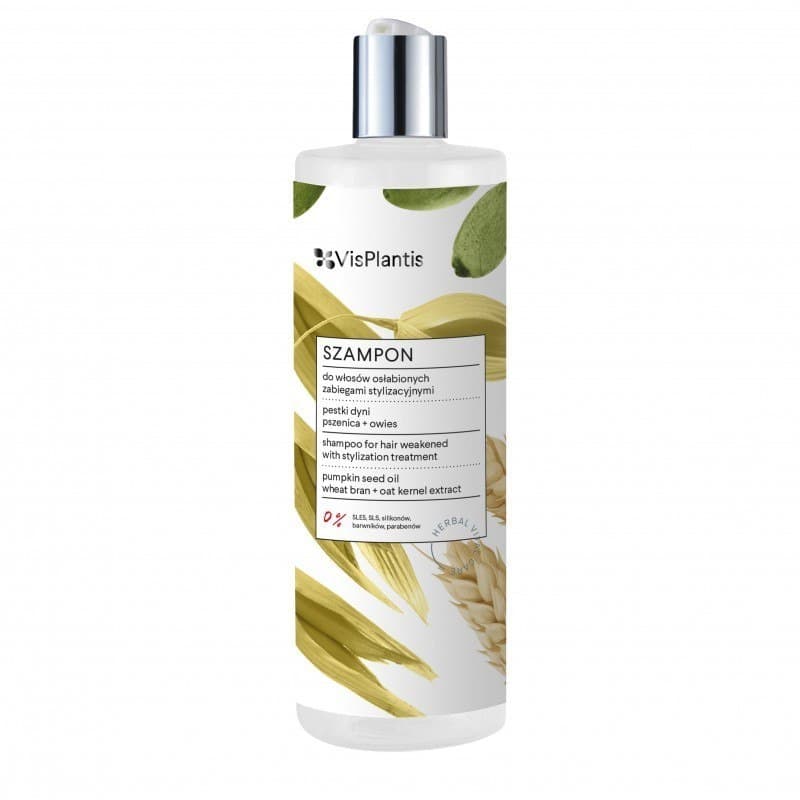 

Vis Plantis Herbal Vital Care Szampon do włosów osłabionych (pestki dyni-pszenica-owies) 400ml