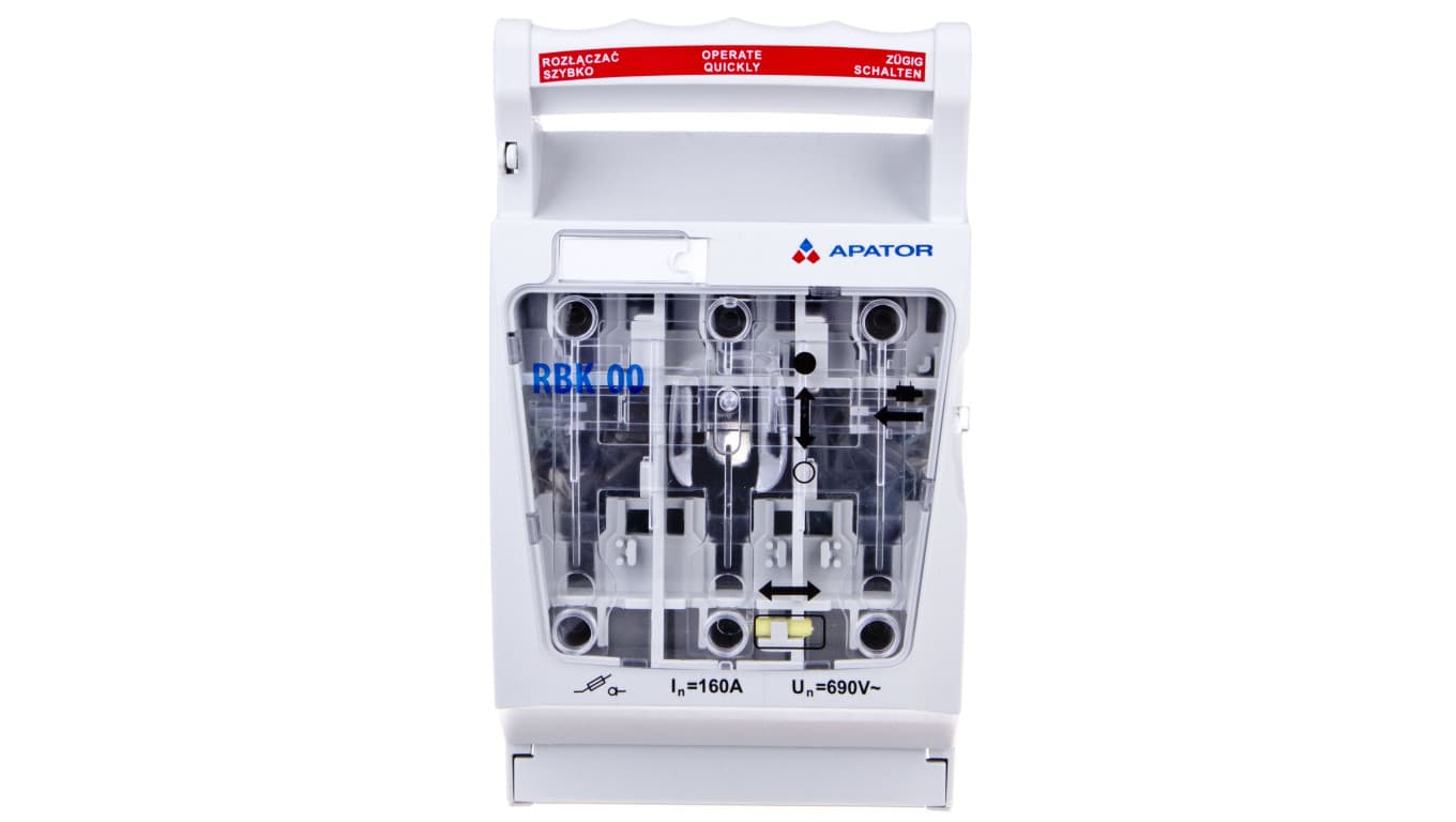 

Rozłącznik izolacyjny bezpiecznikowy 160A RBK 00 V /zacisk V-klema 4-95mm2/ 63-823333-131