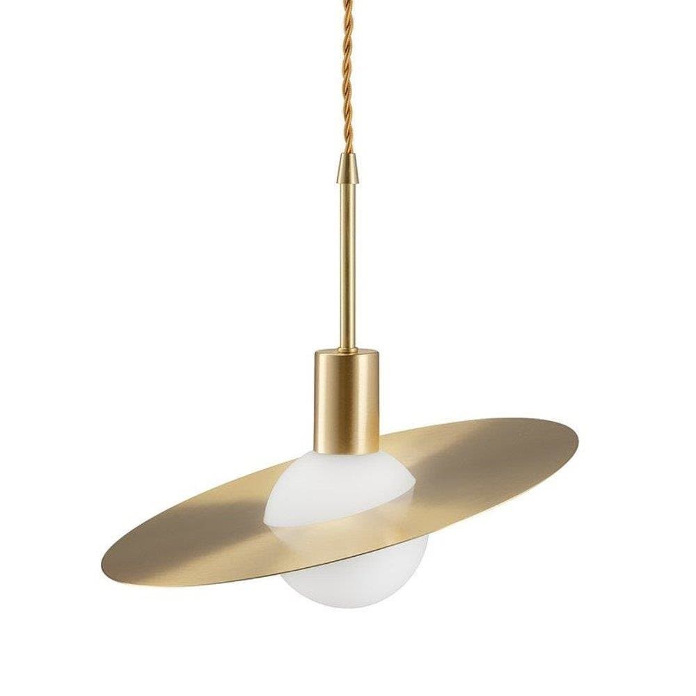 

Lampa wisząca JUPITER złota 30 cm (Kolor złoty szczotkowany)