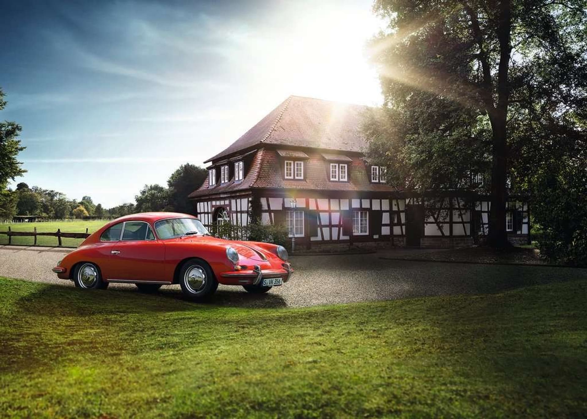 

Puzzle 1000 elementów Klasyczne Porsche 356