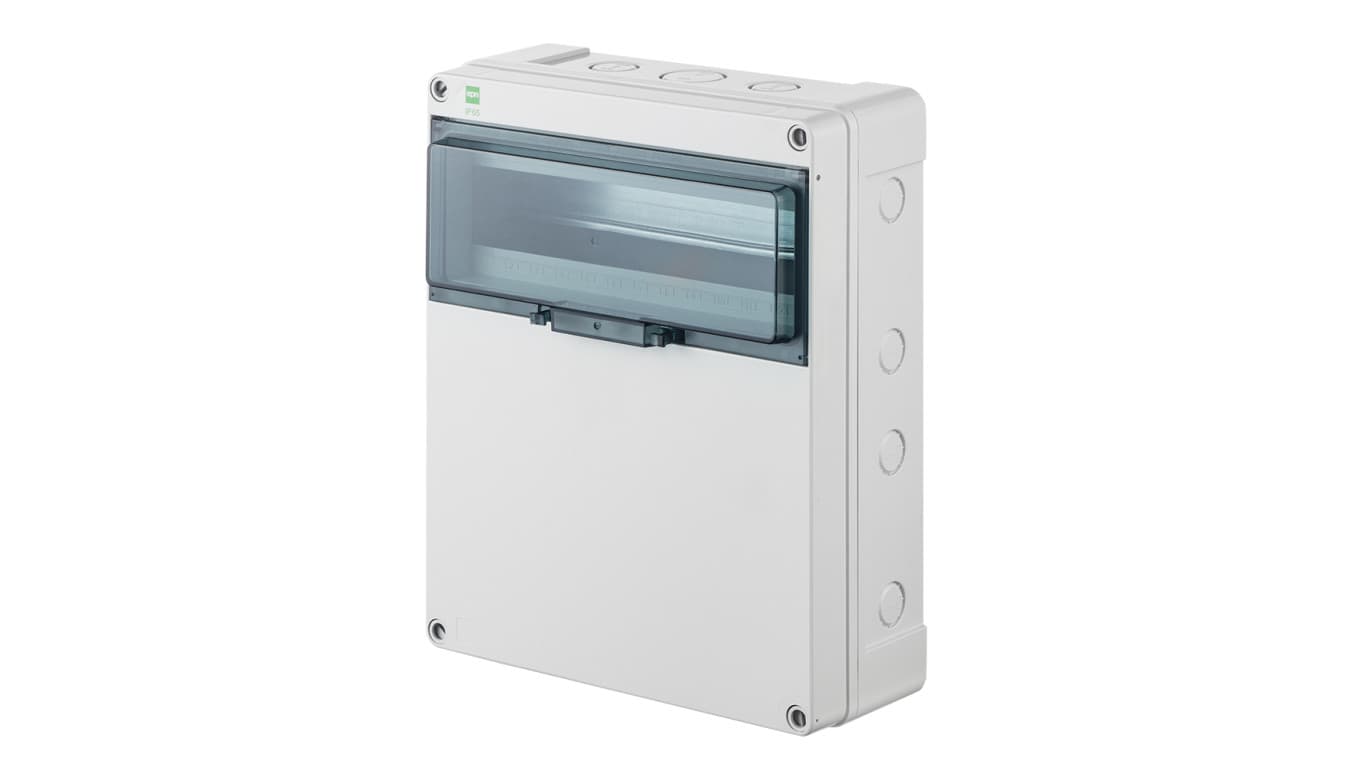 

Rozdzielnica hermetyczna HERMETICA RN 1x13 400V AC 1000V DC PE+N dymny IP65 2206-01