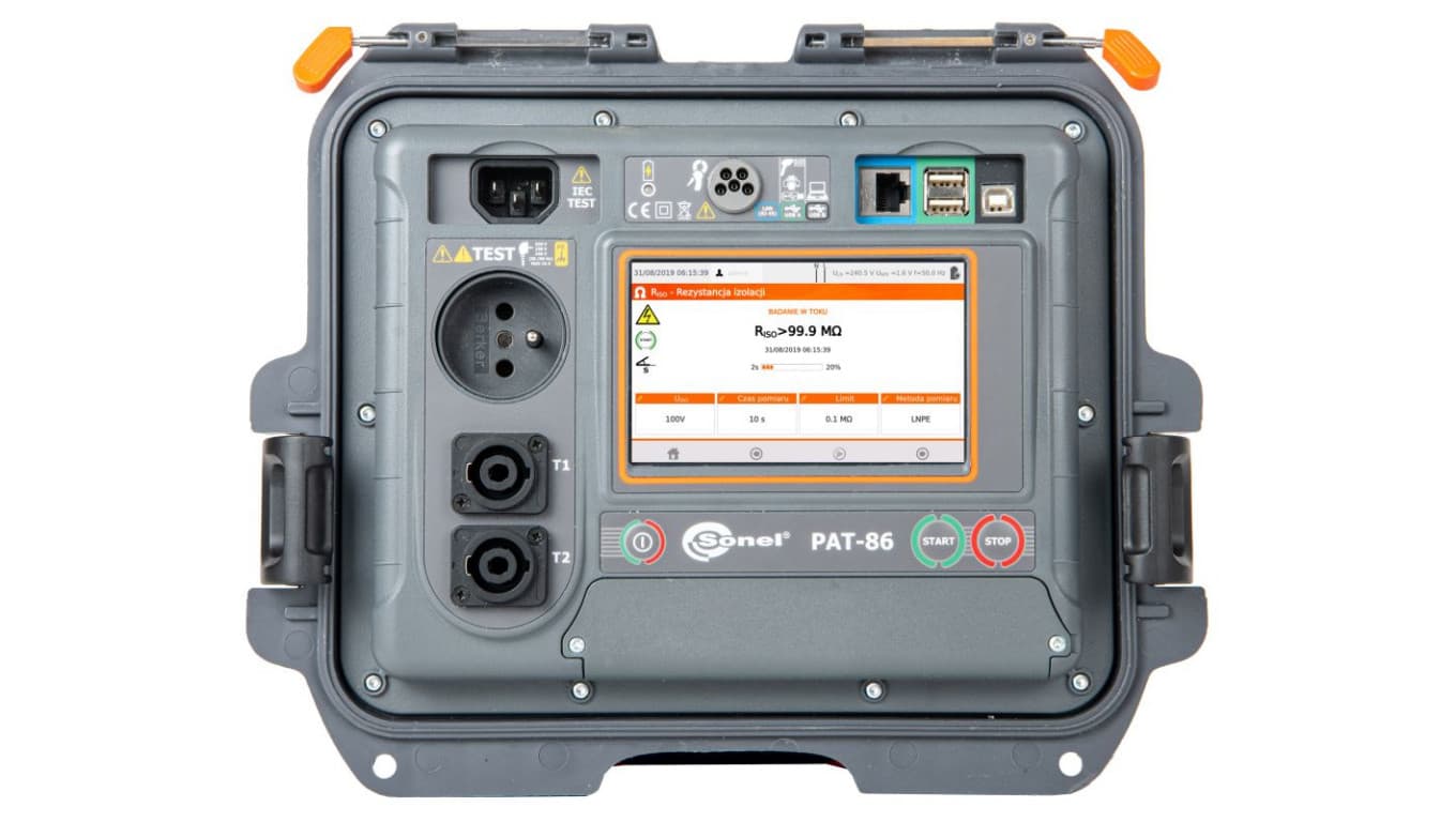 

Miernik bezpieczeństwa sprzętu elektrycznego PAT-86 WMPLPAT86