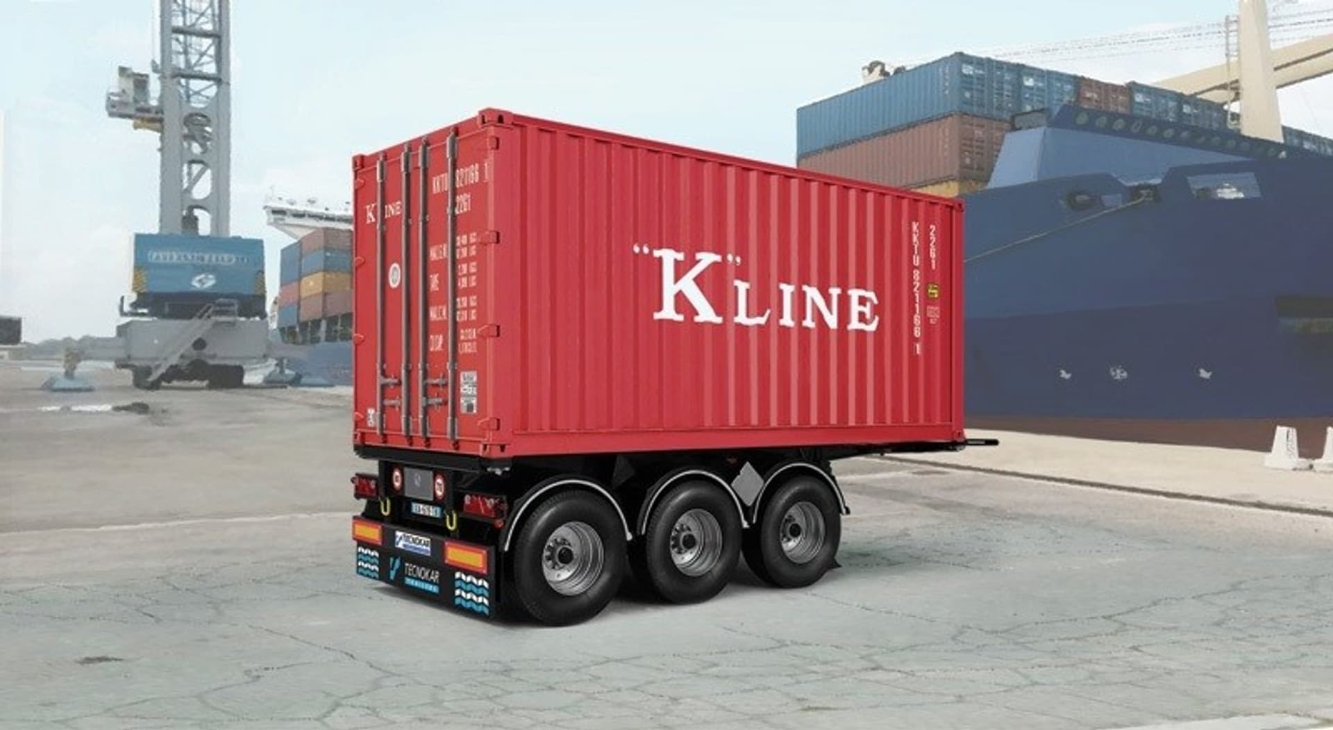 

Tecnokar 20 container trailer