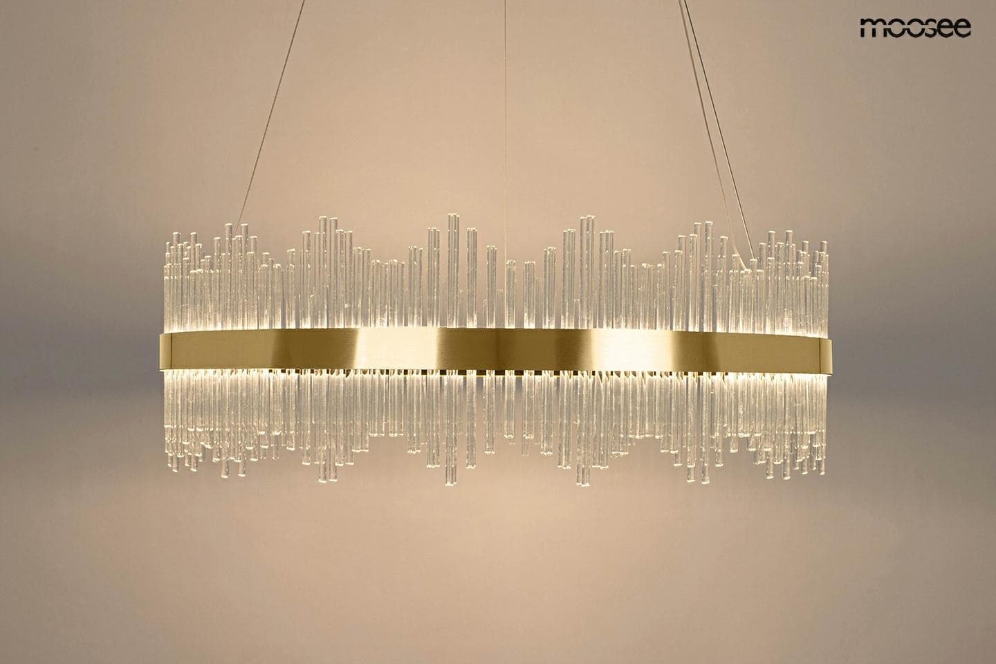 

MOOSEE lampa wisząca FLORENS 80 złota