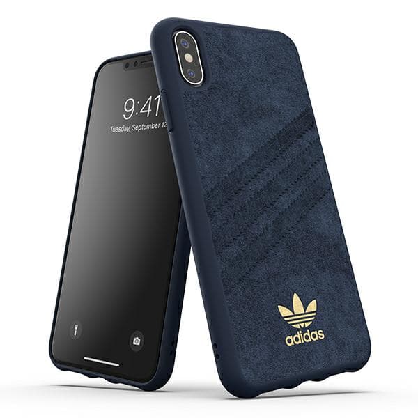 

Oryginalne Etui IPHONE XS MAX Adidas OR Moulded Case ULTRASuede (35001) niebieskie, 35001) niebieski