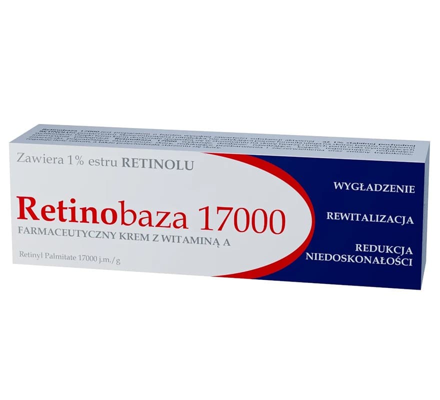 

RETINOBAZA 17000 Krem farmaceutyczny z Witaminą A 30g