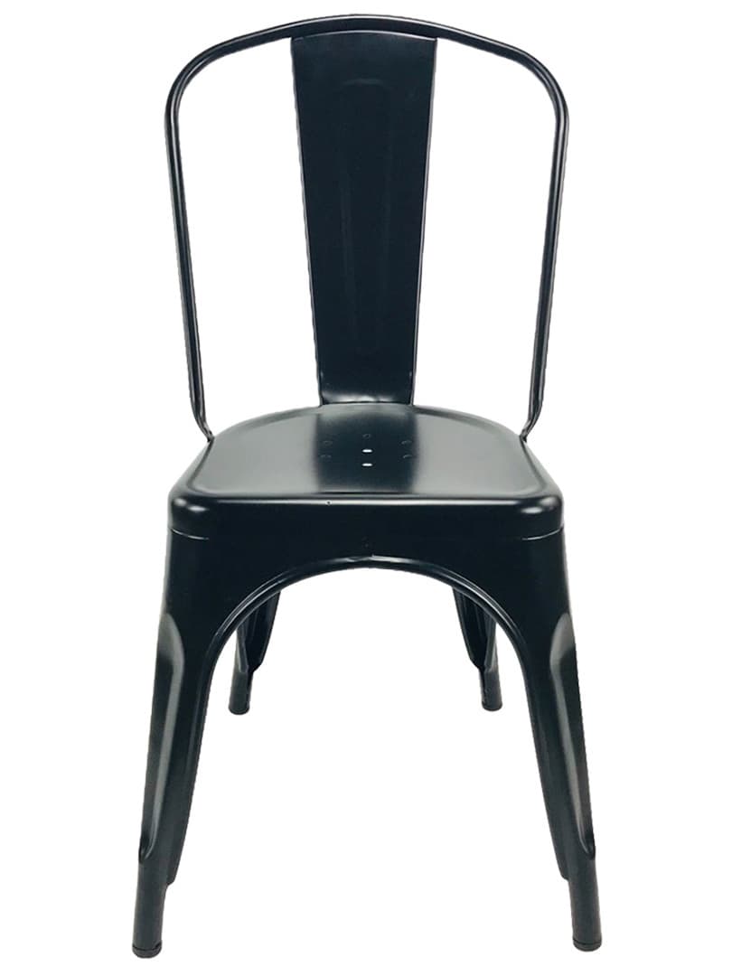 

Krzesło metalowe loft CORSICA BLACK