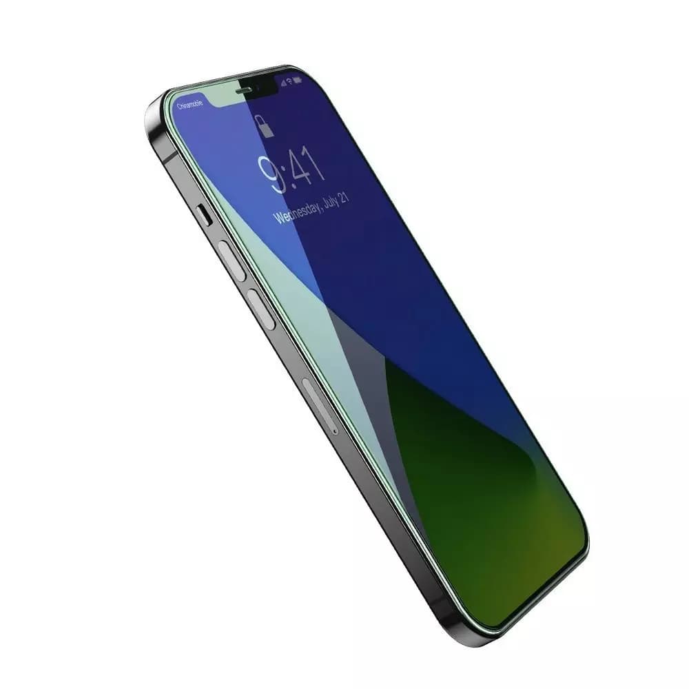 

Baseus 2x zielone szkło hartowane 0,15 mm z filtrem Anti Blue Light iPhone 12 mini (SGAPIPH54N-LP02)