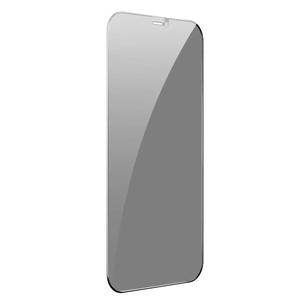 

Baseus 2x szkło hartowane 0,3 mm Anti Spy z ramką na cały ekran iPhone 12 Pro / iPhone 12 (SGAPIPH61P-KS01) (case friendly)