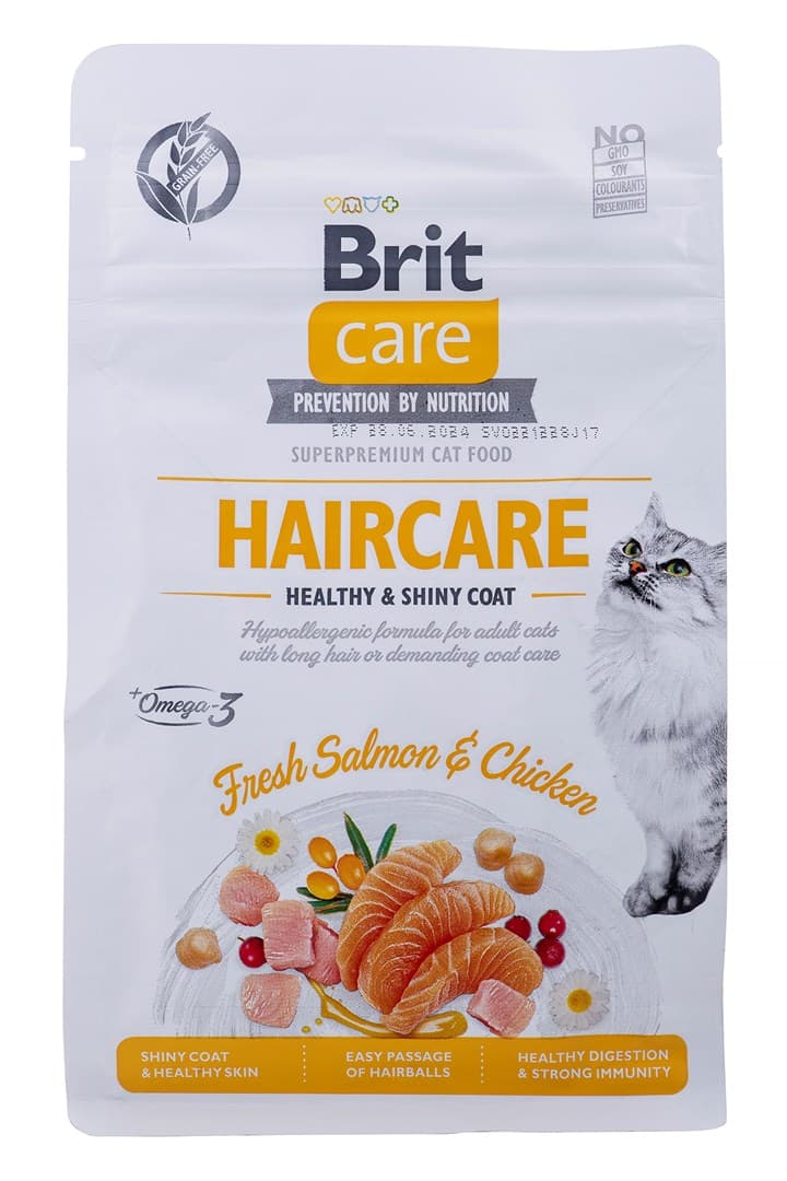 

Brit Care Cat Grain Free Haircare Healthy & Shiny Coat 400g