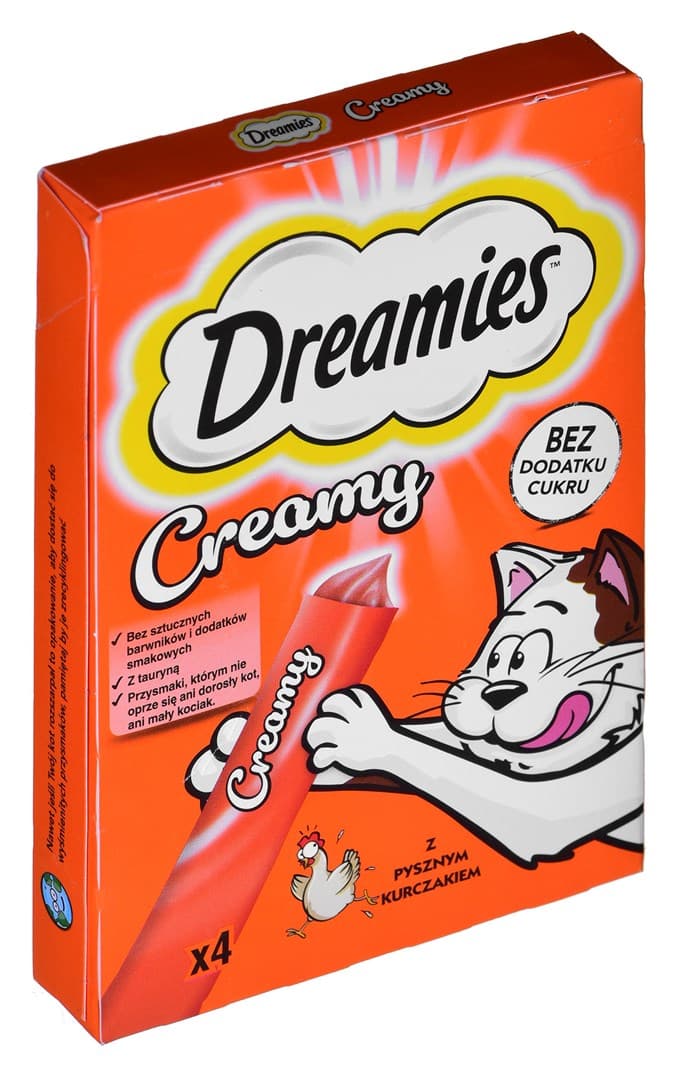

Dreamies Creamy Kurczak 4x10g