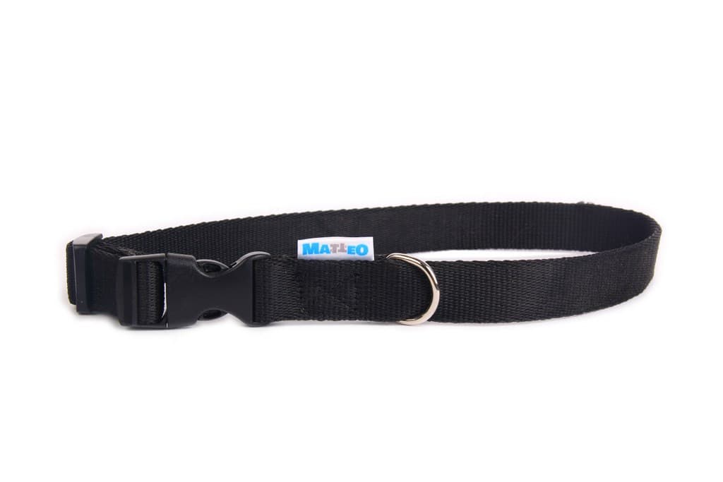 

Obroża Klamra Plastikowa – Czarna 25mm, 34-60cm