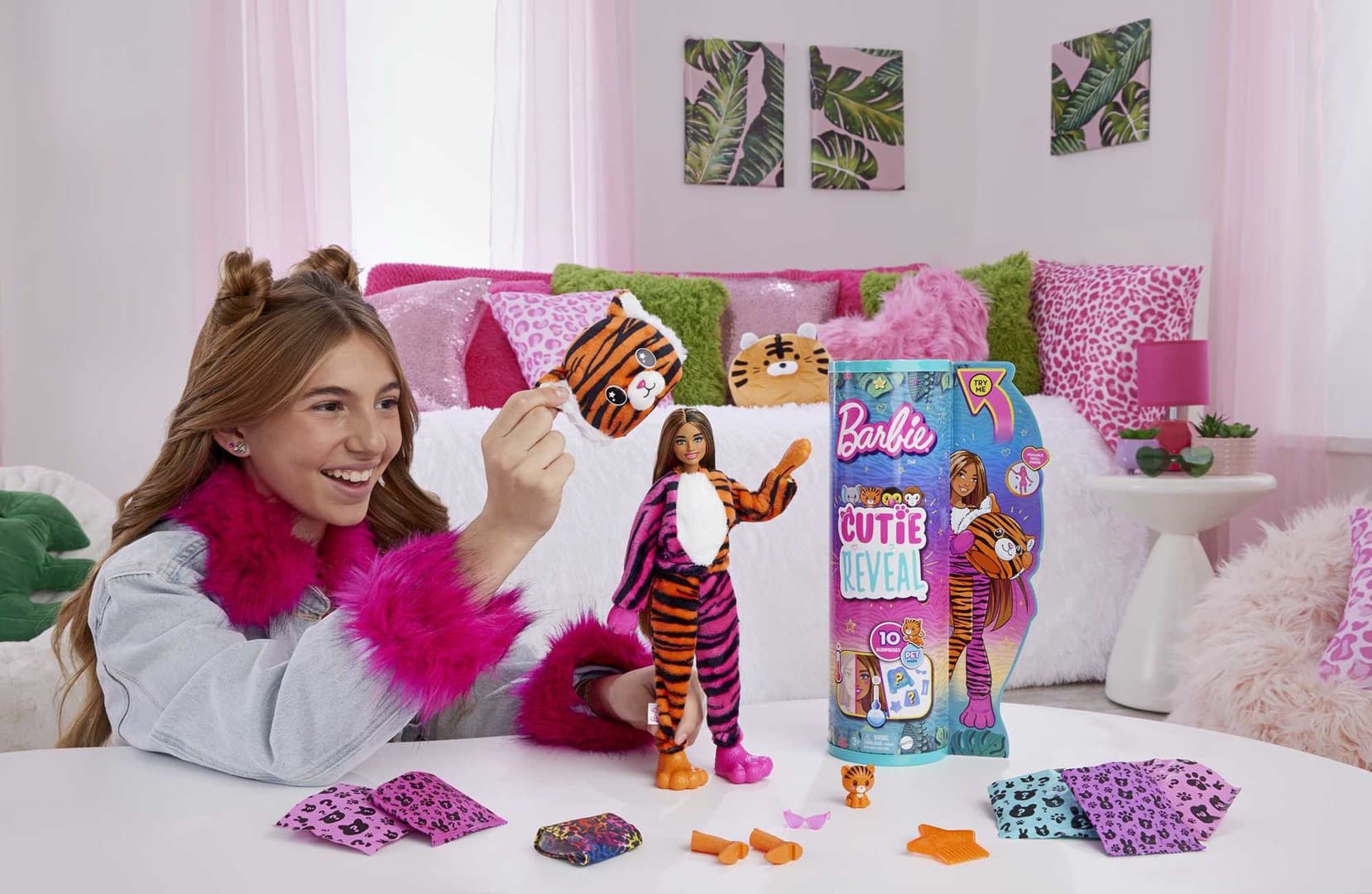 

Barbie Cutie Reveal Seria Dżungla Tygrys HKP99 (HKP97)