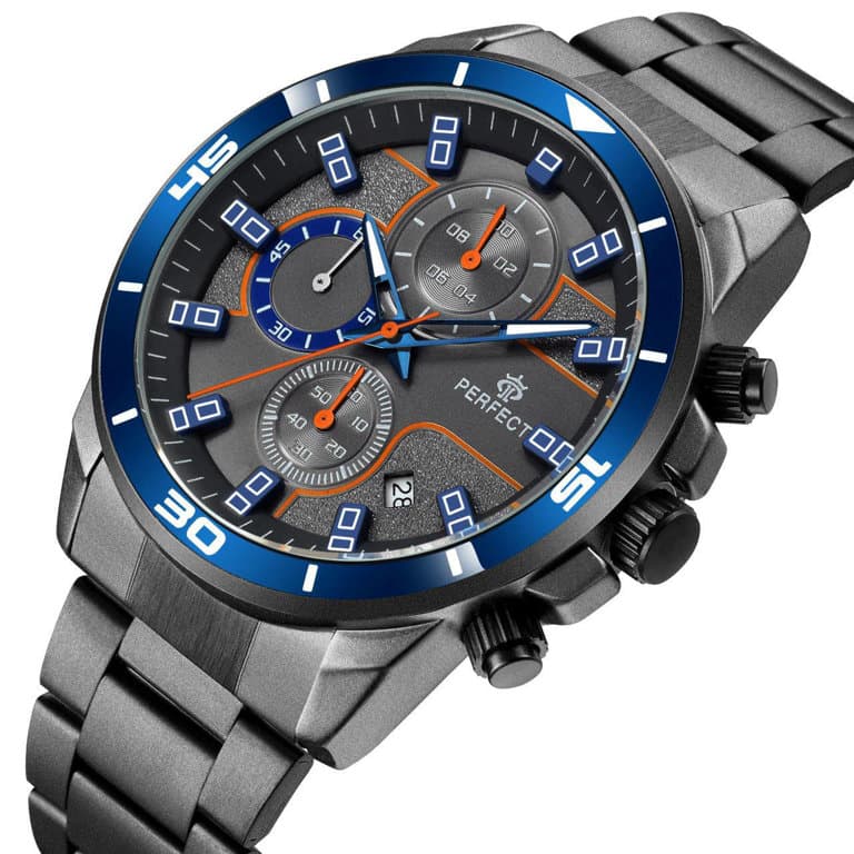 

ZEGAREK MĘSKI PERFECT CH02M - CHRONOGRAF (zp356j) + BOX, Zp356j) + bo