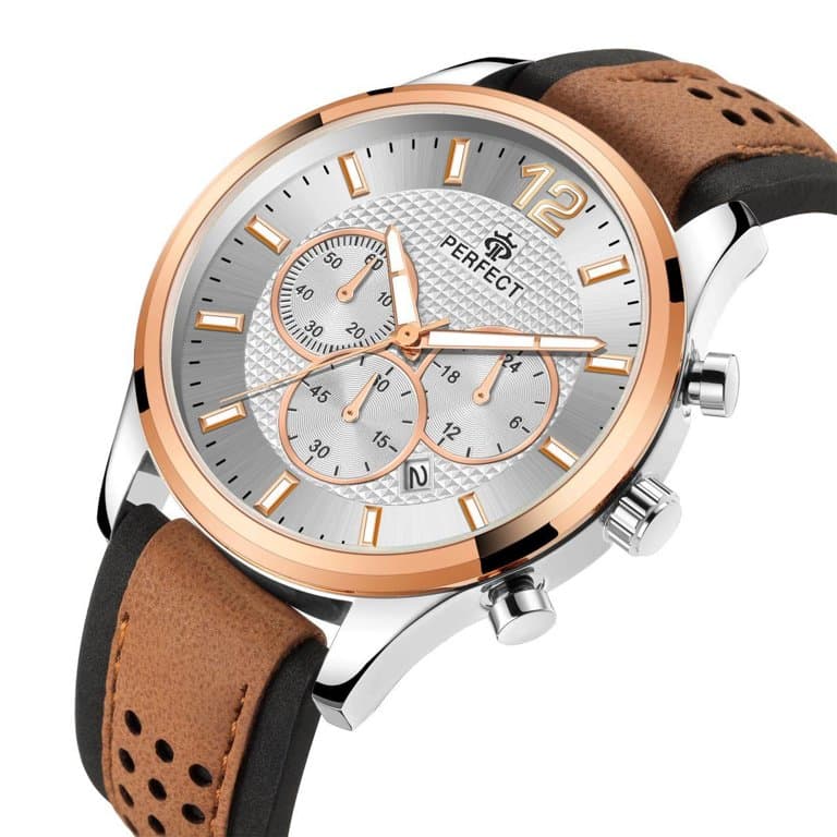 

ZEGAREK MĘSKI PERFECT CH01L - CHRONOGRAF (zp354g) + BOX, Zp354g) + bo