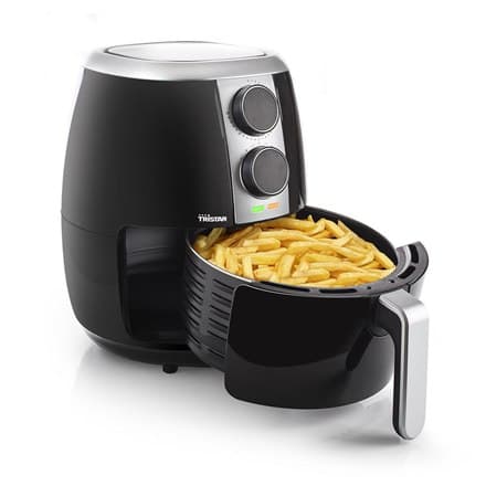 

Tristar Crispy Fryer FR-6989 Moc 1500 W, Pojemność 3,5 L, Czarny
