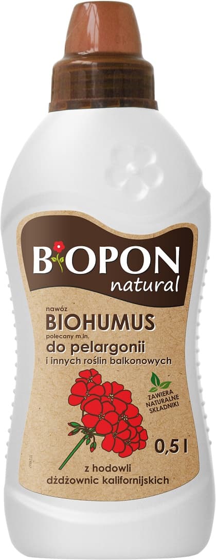 

BIOHUMUS - NAWÓZ DO . PELARGONII 1L