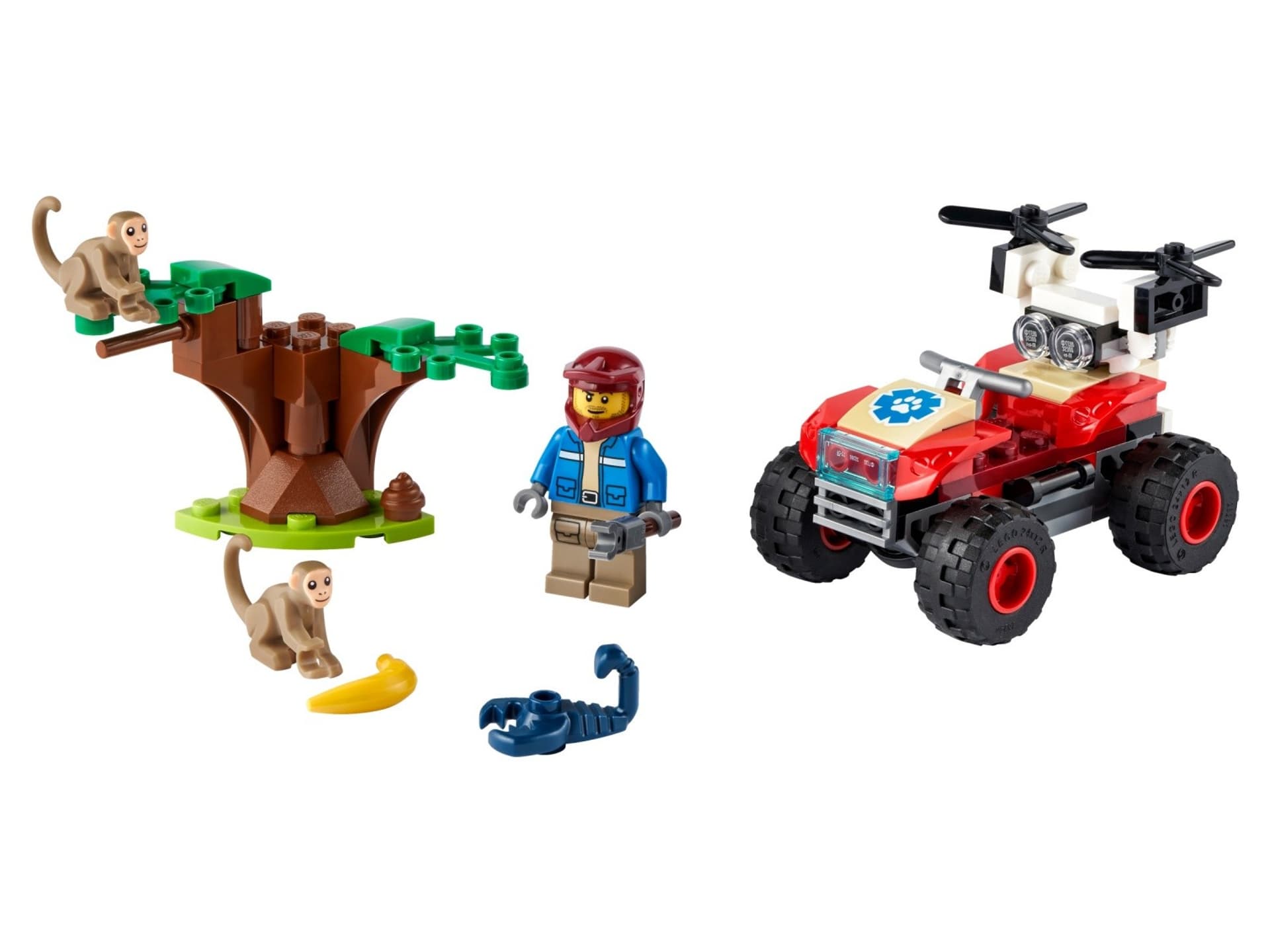 

Klocki City 60300 Quad ratowników dzikich zwierząt
