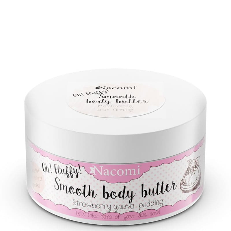 

Nacomi Smooth Body Butter masło do ciała Pudding Truskawkowy 100g