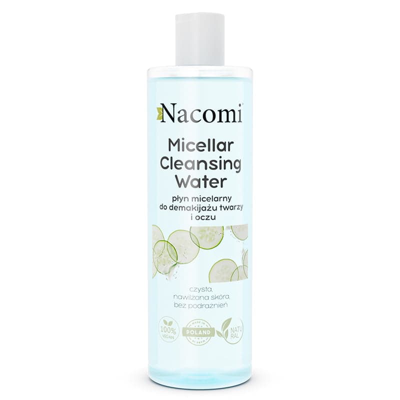 

Nacomi Micellar Cleansing Water płyn micelarny do demakijażu twarzy i oczu łagodzący 400ml