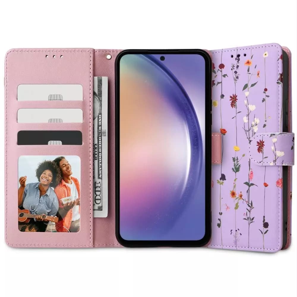 

Etui portfel Wallet do Samsung Galaxy A54 5G Garden Violet