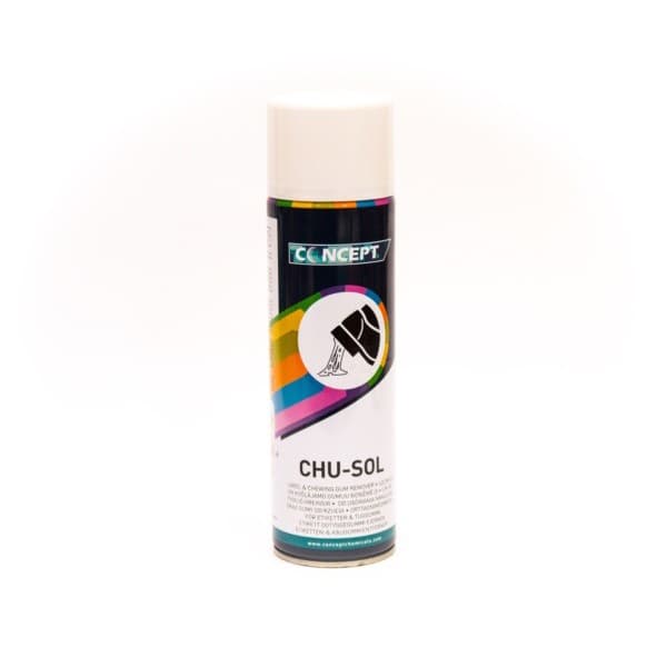 

Concept Chu-Sol 450ml - ułatwia usuwanie gumy do żucia, resztek kleju i nalepek