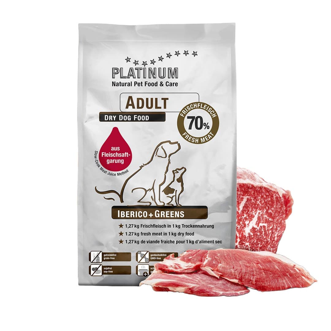 

Platinum Iberico Greens 5kg, karma półwilgotna dla psów