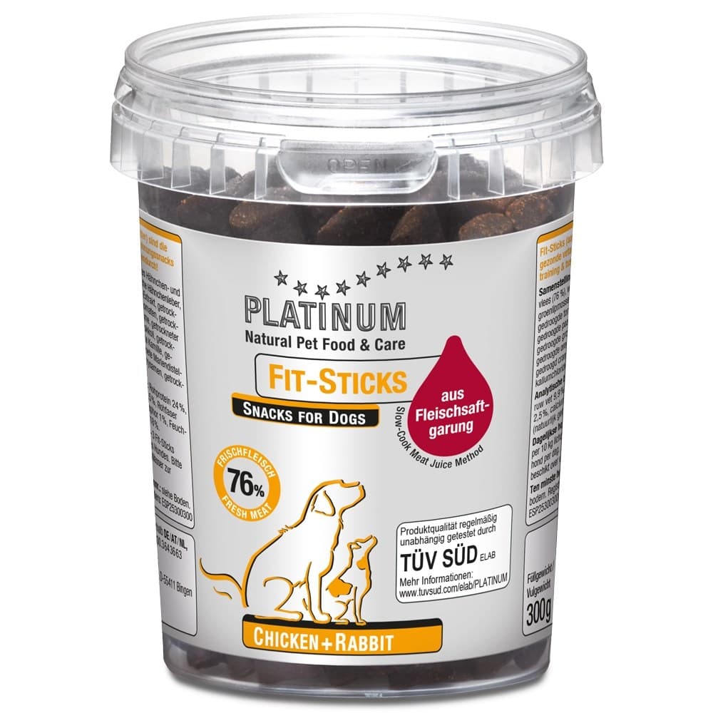 

Platinum Fit Sticks Chicken+Rabbit 300g półwilgotne przysmaki