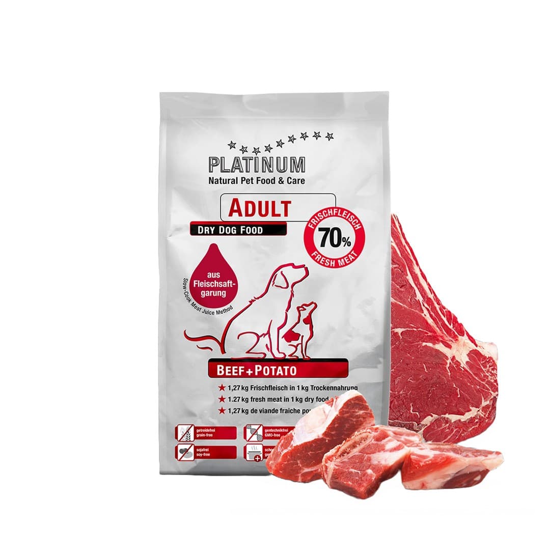 

Platinum Beef Potato 1,5kg, karma sucha dla psów