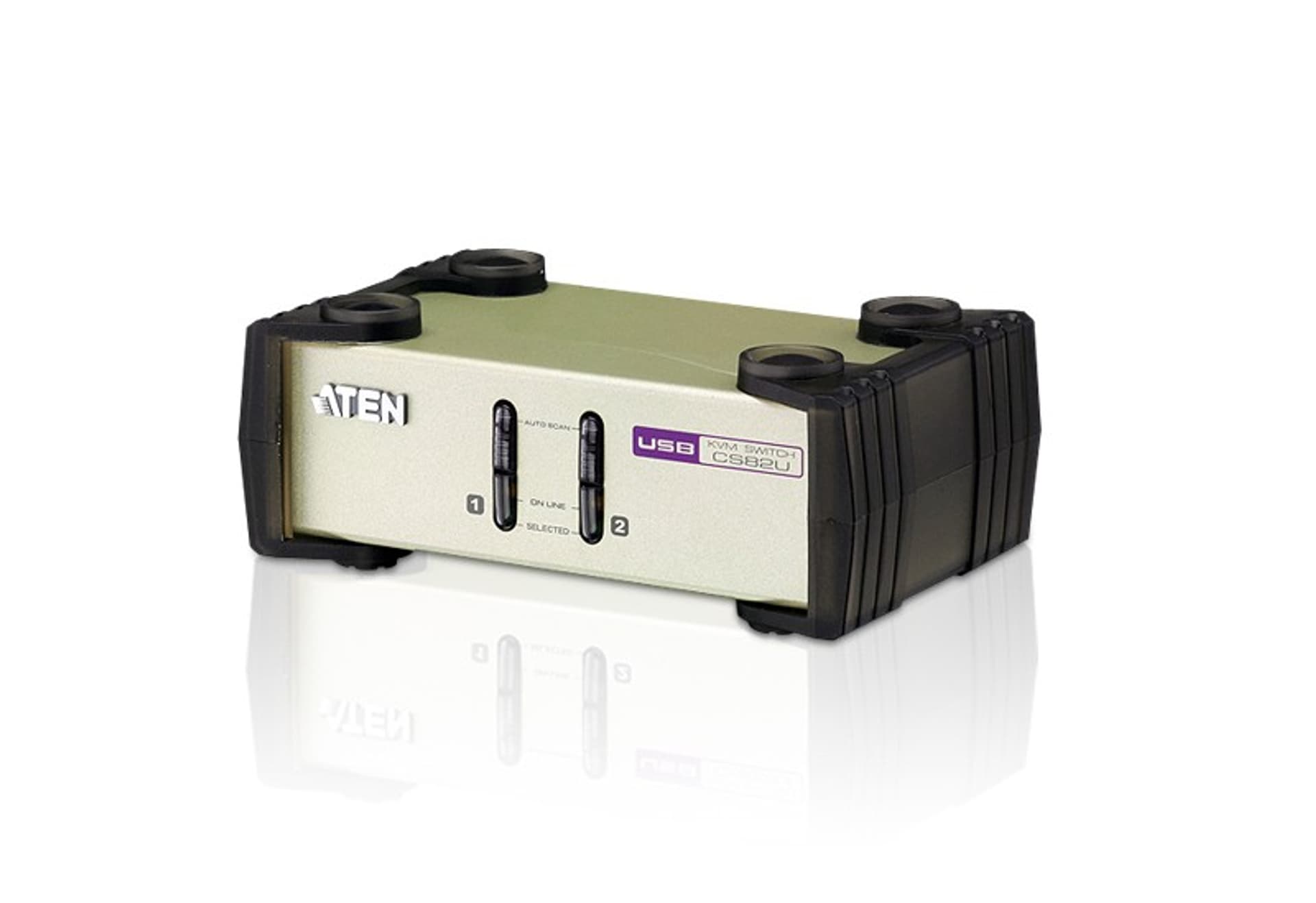 

Biurkowy moduł KVM 2-portowy PS2 USB VGA CS82U