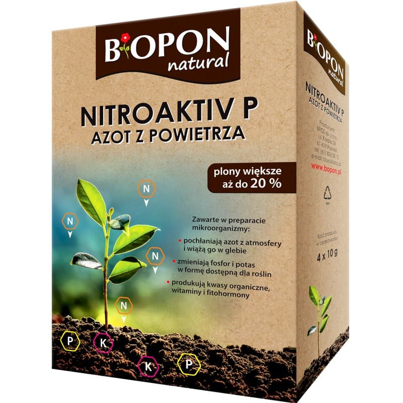 

NATURAL NITROAKTIV P AZOT Z POWIETRZA 40G BOPON