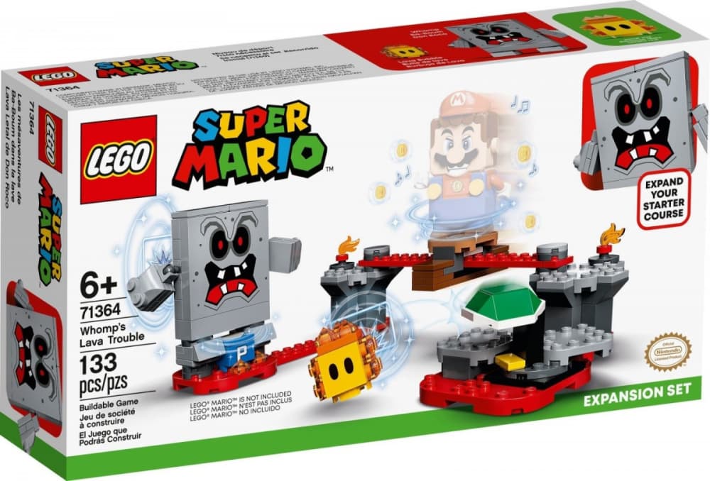 

Super Mario Tarapaty w forcie Whompa Klocki 71364