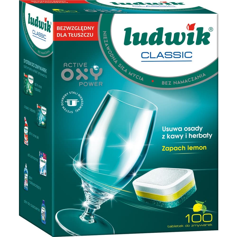 

Tabletki do zmywarki LUDWIK (100szt.) Classic 211683, 100szt.) classic 21168